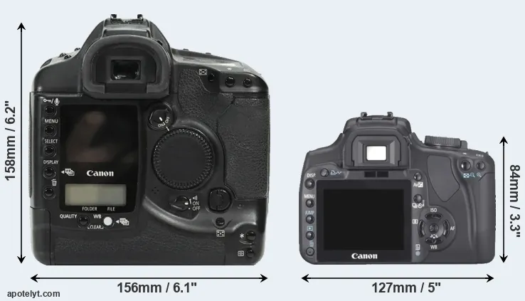 Comparison 1Ds or 400D rear