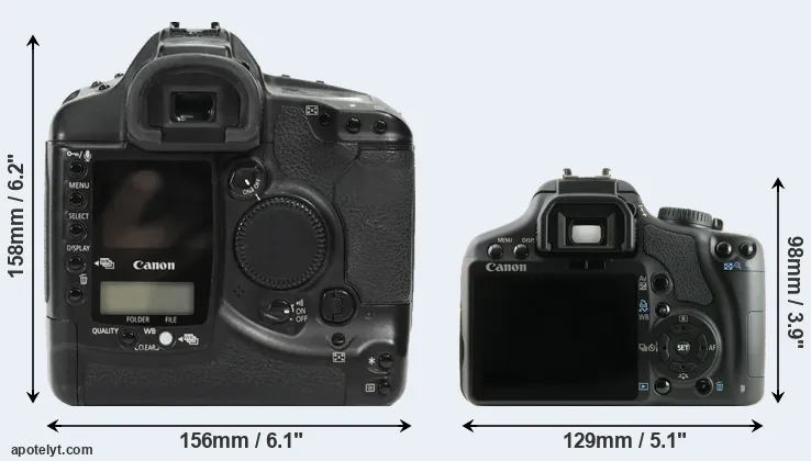 Comparison 1Ds or 450D rear