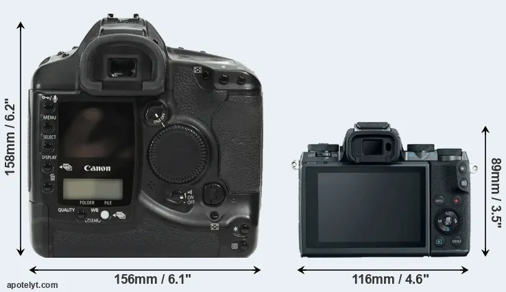 Comparison 1Ds or M5 rear