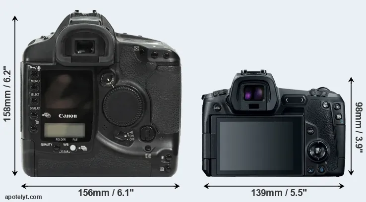Comparison 1Ds or Canon R rear