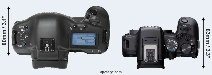 Compare 1Ds versus R10 top