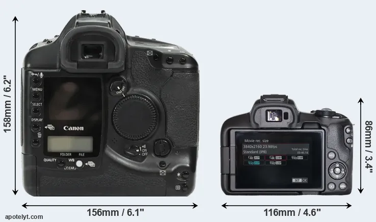 Comparison 1Ds or R50 rear
