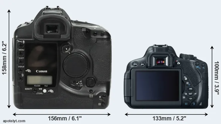Comparison 1Ds or T4i rear