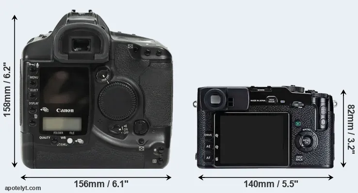 Comparison 1Ds or X-Pro1 rear