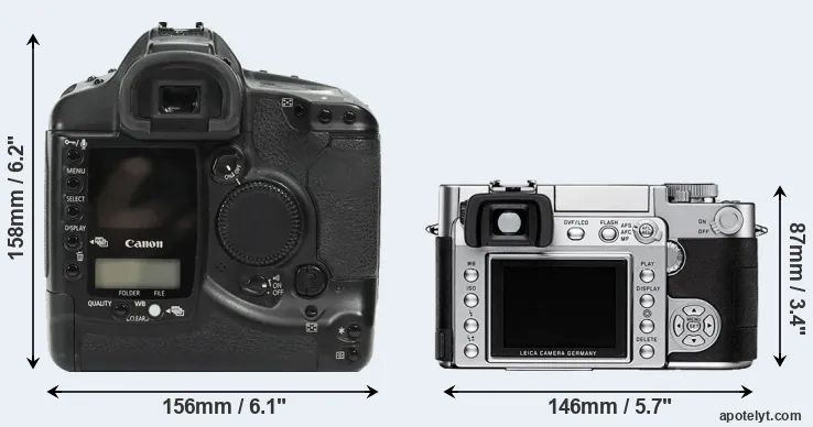 Comparison 1Ds or Digilux 3 rear