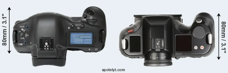 Compare 1Ds versus S Typ 007 top