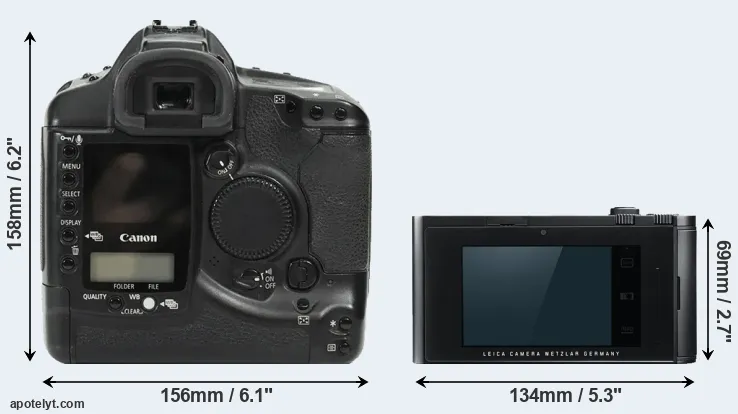 Comparison 1Ds or T Typ 701 rear