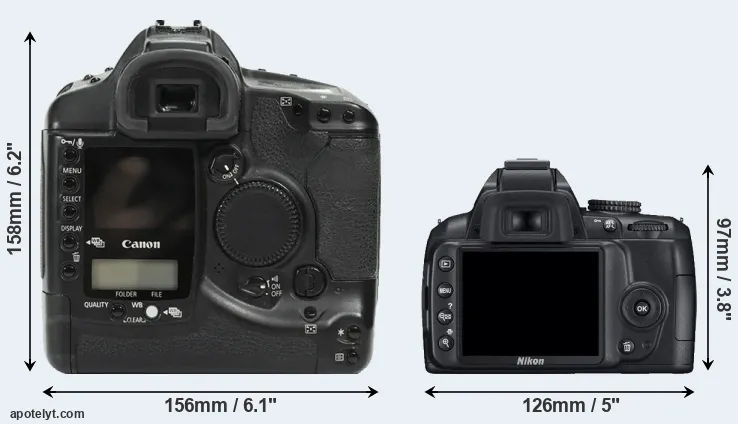 Comparison 1Ds or D3000 rear