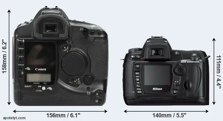 Comparison 1Ds or D70s rear