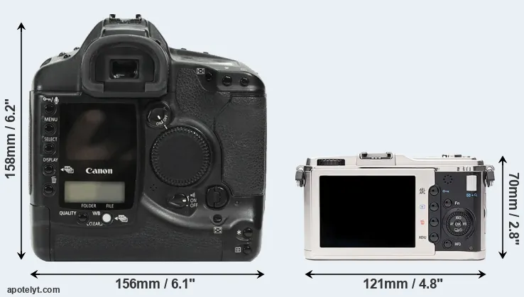 Comparison 1Ds or E-P1 rear