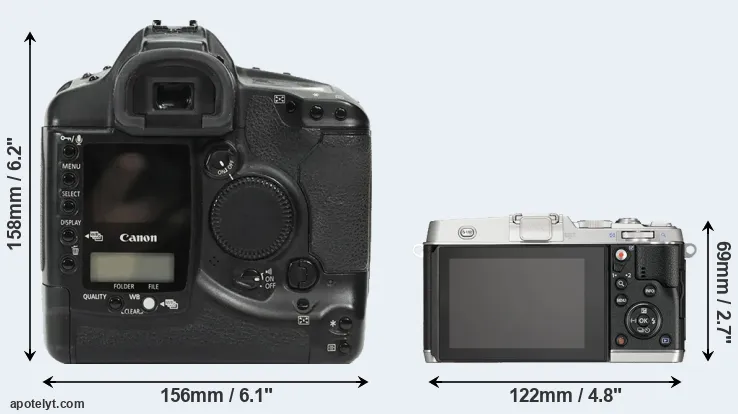 Comparison 1Ds or E-P5 rear
