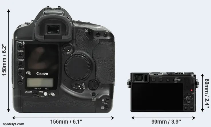Comparison 1Ds or GM5 rear