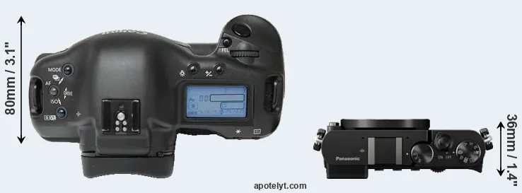 Compare 1Ds versus GM5 top