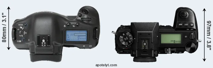 Compare 1Ds versus S1R top