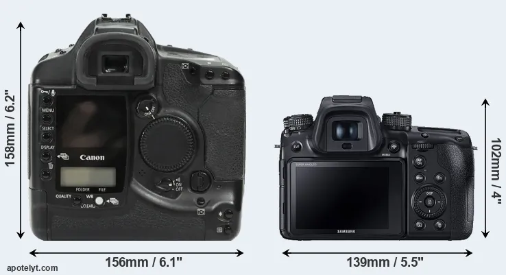 Comparison 1Ds or NX1 rear
