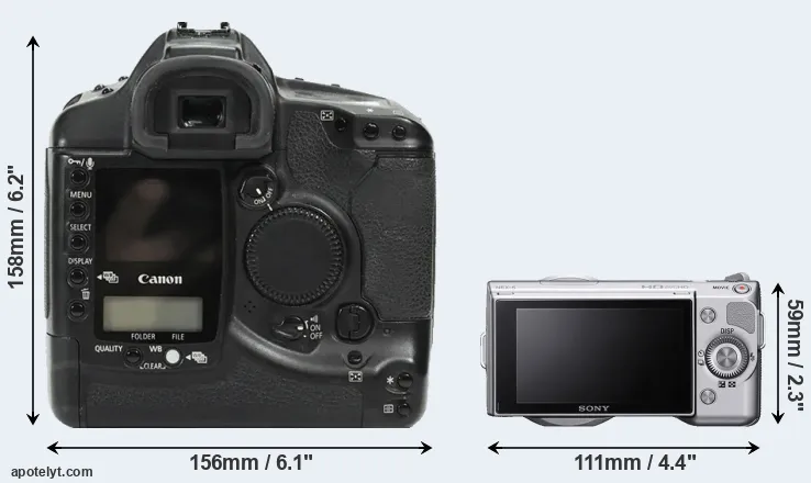 Comparison 1Ds or NEX-5 rear