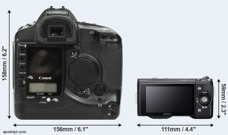 Comparison 1Ds or NEX-5N rear