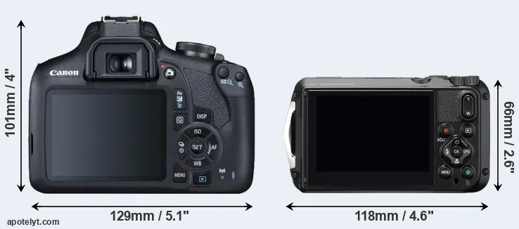 Comparison 2000D or WG-6 rear
