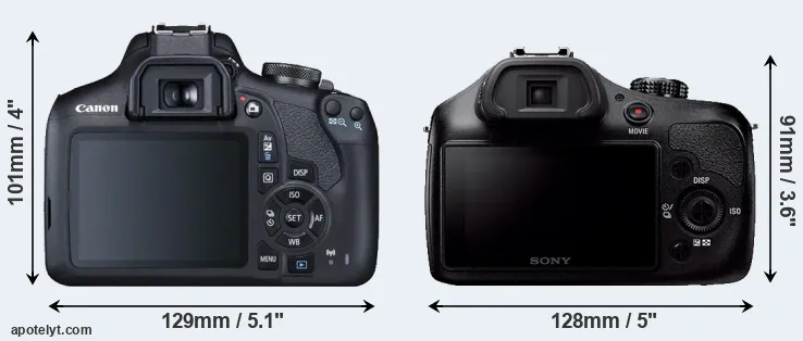 Comparison 2000D or A3000 rear