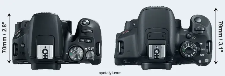 Compare 200D versus 700D top