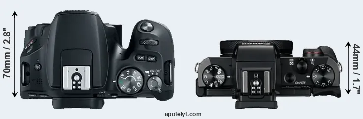 Compare 200D versus G5X top