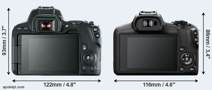 Comparison 200D or R100 rear