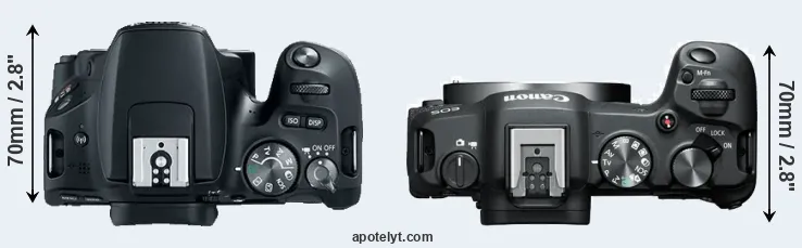 Compare 200D versus R8 top