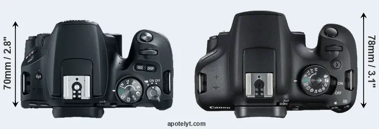 Compare 200D versus T7 top
