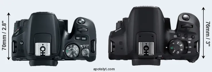 Compare 200D versus T8i top