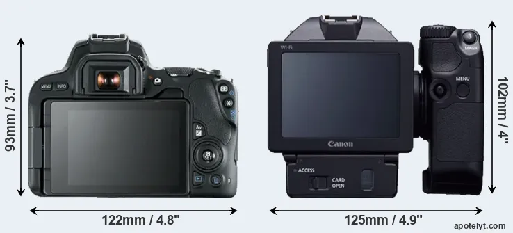 Comparison 200D or XC10 rear