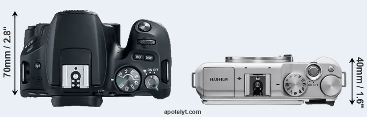 Compare 200D versus X-A5 top