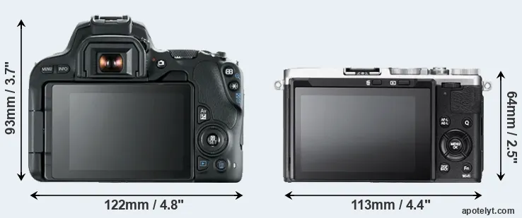 Comparison 200D or X70 rear