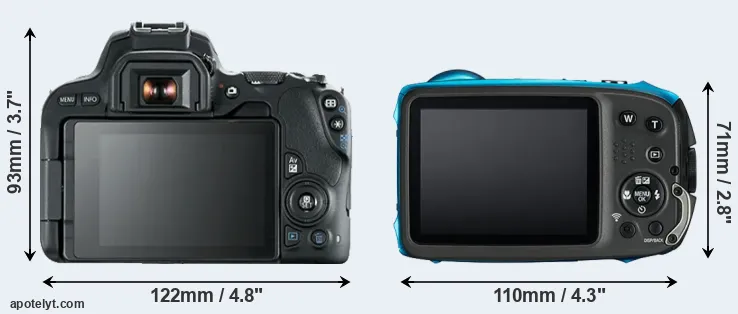 Comparison 200D or XP130 rear