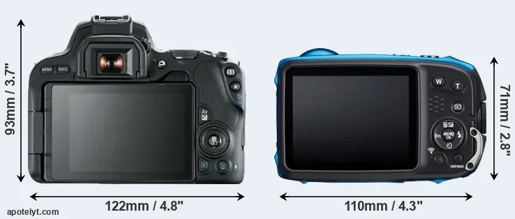 Comparison 200D or XP140 rear