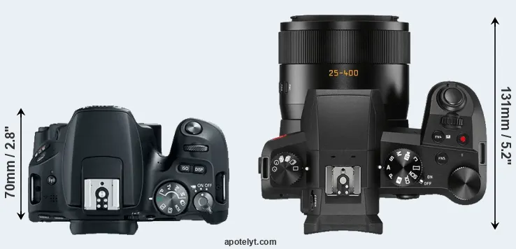 Compare 200D versus V-LUX 5 top