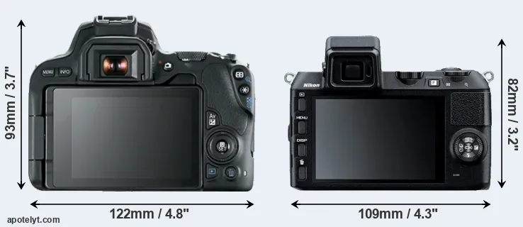 Comparison 200D or V2 rear