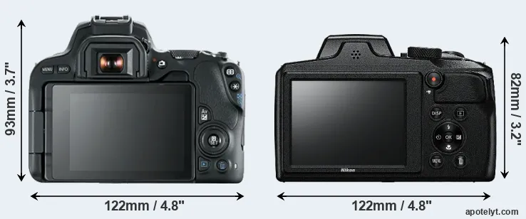 Comparison 200D or B600 rear
