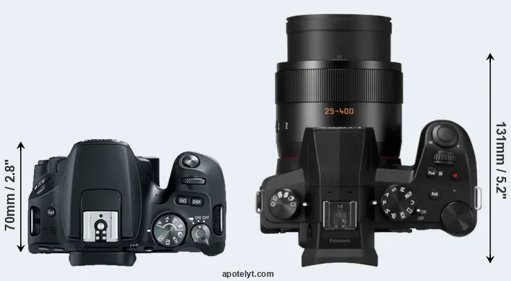 Compare 200D versus FZ1000 II top
