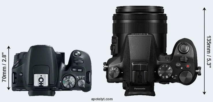 Compare 200D versus FZ2500 top