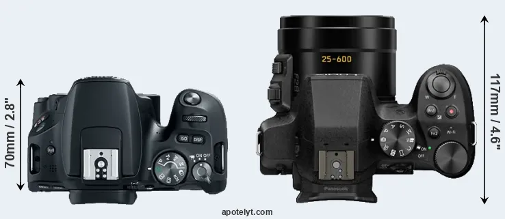 Compare 200D versus FZ300 top