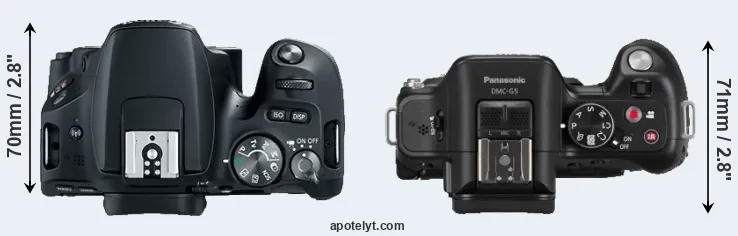 Compare 200D versus G5 top