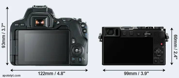 Comparison 200D or GM5 rear