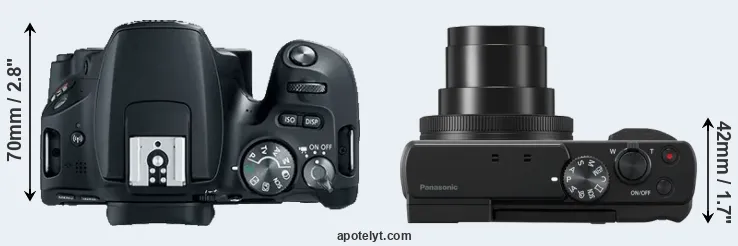 Compare 200D versus ZS80 top