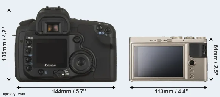 Comparison 20D or XF10 rear
