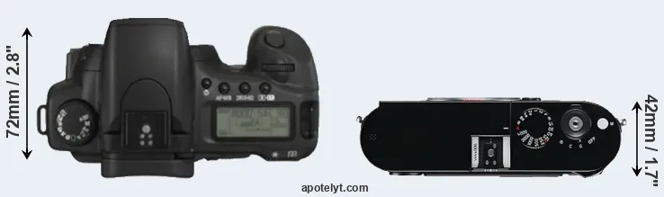 Compare 20D versus M Typ 240 top