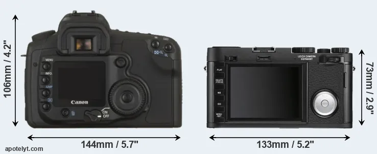 Comparison 20D or X Vario rear