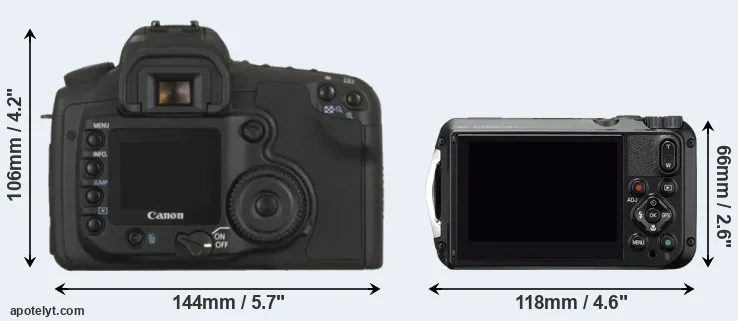 Comparison 20D or WG-6 rear