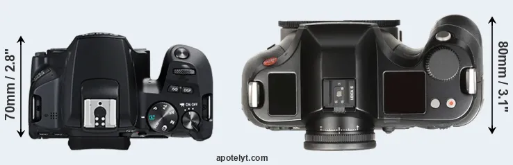 Compare 250D versus S Typ 007 top
