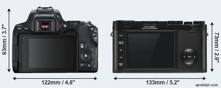 Comparison 250D or X Typ 113 rear