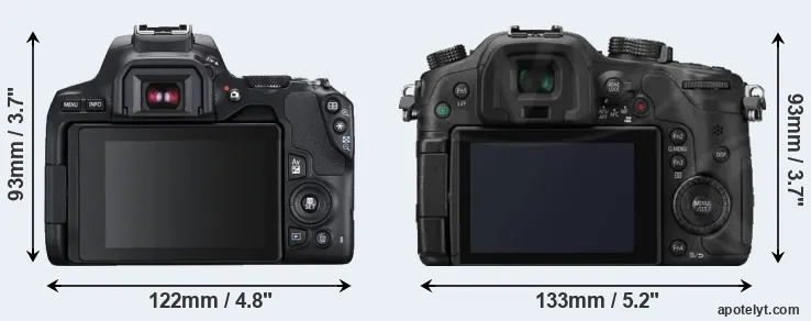 Comparison 250D or GH3 rear